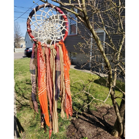 EARTHBOUND Accessories - 🕉💤2ft Recycled Fabrics Dreamcatcher💤🕉